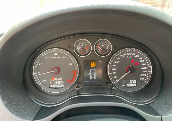 Audi S3 cena 49900 przebieg: 130000, rok produkcji 2008 z Bełżyce małe 379